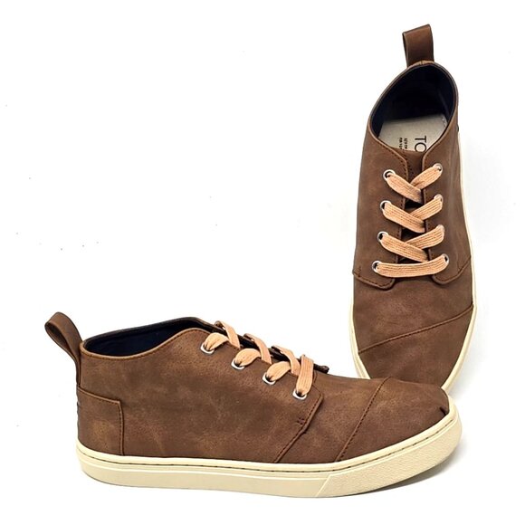 Toms Other - TOMS BOTAS CUPSOLE Big Kid Brown Dress Sneakers Shoes Boots Boys Size 6